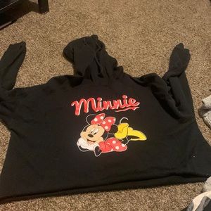 Minnie Mouse cropped hoddie,size 2x, Disney brand,